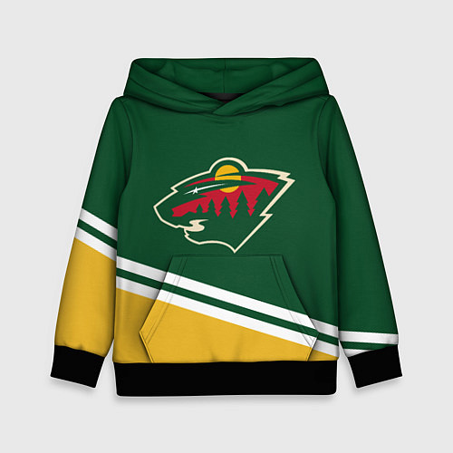 Детская толстовка Minnesota Wild NHL / 3D-Черный – фото 1