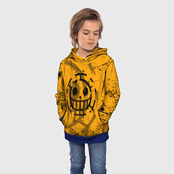 Толстовка-худи детская ONE PIECE ПИРАТЫ ЛОГО, цвет: 3D-синий — фото 2