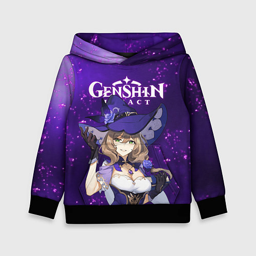 Детская толстовка ЛИЗА LISA ГЕНШИН / 3D-Черный – фото 1