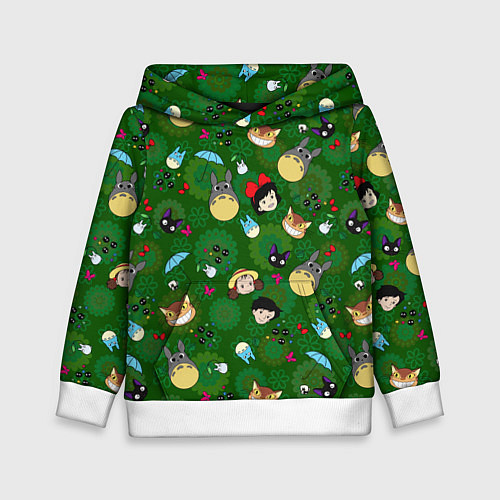 Детская толстовка Totoro&Kiki ALLSTARS / 3D-Белый – фото 1