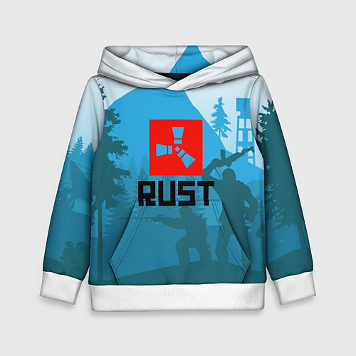 Детская толстовка Выживалка Раст / 3D-Белый – фото 1