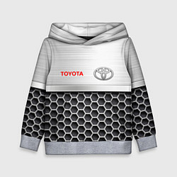 Толстовка-худи детская Toyota Стальная решетка, цвет: 3D-меланж