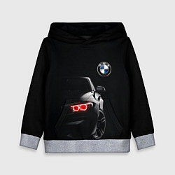 Толстовка-худи детская BMW МИНИМЛ, цвет: 3D-меланж