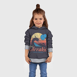 Толстовка-худи детская Дюна Арракис, цвет: 3D-меланж — фото 2