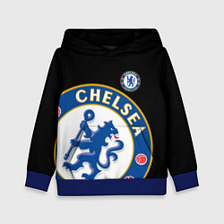 Толстовка-худи детская ЧЕЛСИ CHELSEA BIG LOGO, цвет: 3D-синий