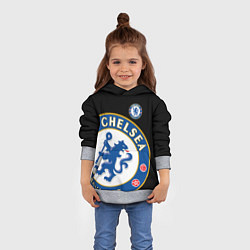 Толстовка-худи детская ЧЕЛСИ CHELSEA BIG LOGO, цвет: 3D-меланж — фото 2