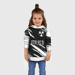 Толстовка-худи детская S T A L K E R 2: Тени Чернобыля, цвет: 3D-белый — фото 2