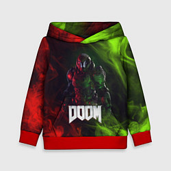 Толстовка-худи детская Doomguy Doom, цвет: 3D-красный