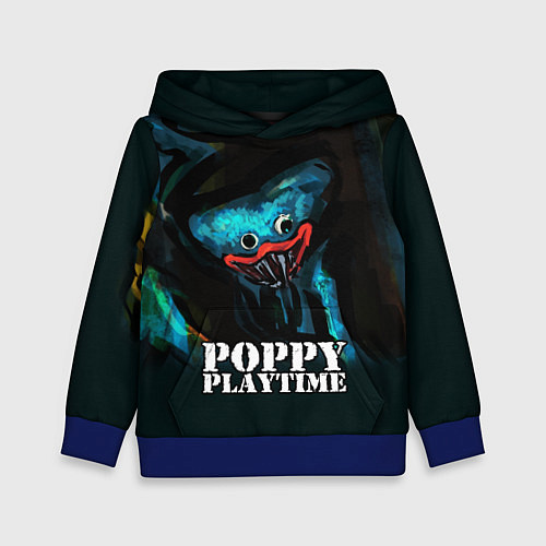 Детская толстовка Poppy Playtime / 3D-Синий – фото 1
