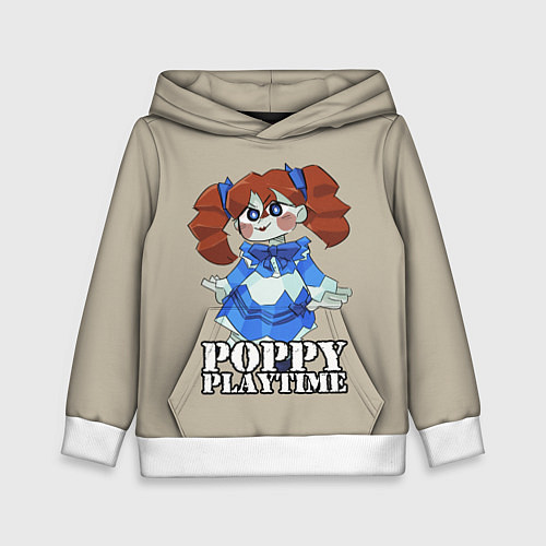 Детская толстовка Poppy Playtime / 3D-Белый – фото 1
