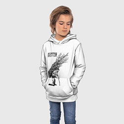 Толстовка-худи детская Led Zeppelin IV, цвет: 3D-белый — фото 2
