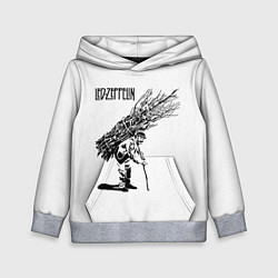 Толстовка-худи детская Led Zeppelin IV, цвет: 3D-меланж
