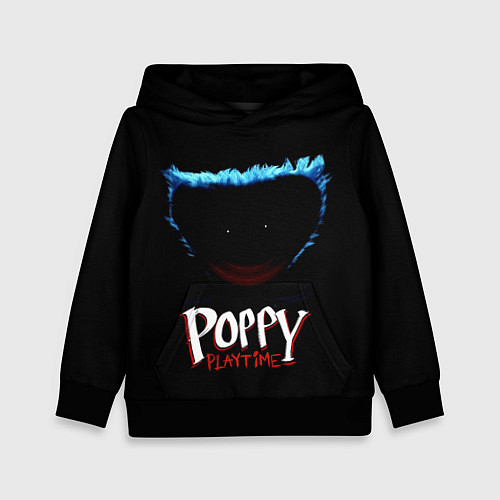 Детская толстовка Poppy Playtime: Huggy Wuggy / 3D-Черный – фото 1