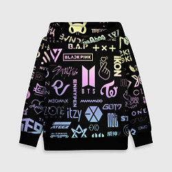 Детская толстовка K-pop лого исполнителей
