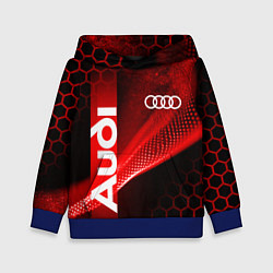 Детская толстовка AUDI АУДИ SPORT СПОРТ RED AND BLACK