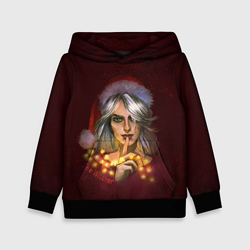 Детская толстовка Цирилла The Witcher / 3D-Черный – фото 1