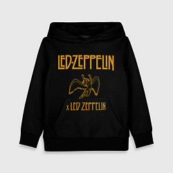 Толстовка-худи детская Led Zeppelin x Led Zeppelin, цвет: 3D-черный