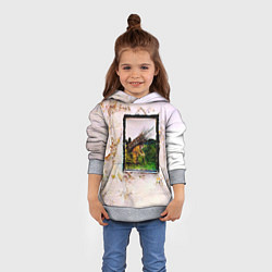 Толстовка-худи детская Led Zeppelin IV - четвёртый студийный альбом, цвет: 3D-меланж — фото 2