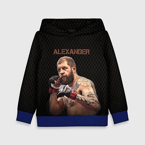 Детская толстовка Alexander The Grim Reape / 3D-Синий – фото 1