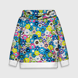 Детская толстовка Takashi Murakami Улыбающиеся цветы
