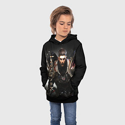 Толстовка-худи детская LOST ARK BERSERKER, цвет: 3D-черный — фото 2