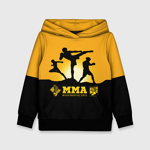 Детская толстовка ММА Mixed Martial Arts / 3D-Черный – фото 1