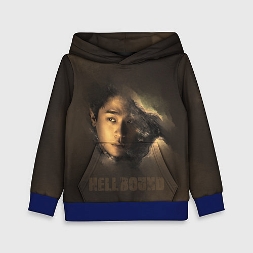 Детская толстовка Hellbound персонаж / 3D-Синий – фото 1