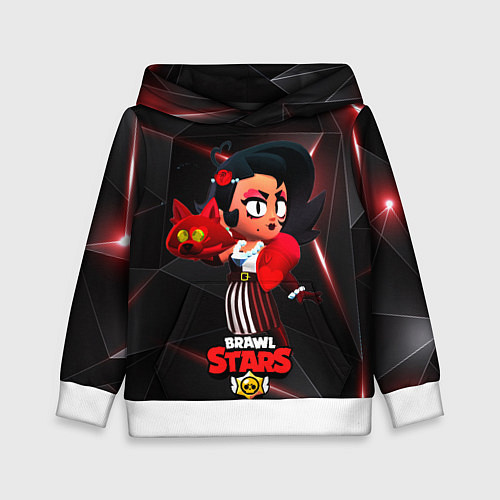 Детская толстовка LOLA BRAWL STARS redblack / 3D-Белый – фото 1