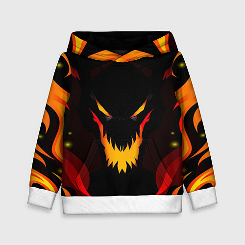 Детская толстовка DOTA 2 SHADOW FIEND ТЕНЬ ОГОНЬ / 3D-Белый – фото 1