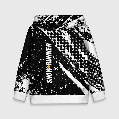 Детская толстовка SnowRunner Logo / 3D-Белый – фото 1