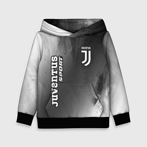 Детская толстовка ЮВЕНТУС Juventus Sport Абстракция / 3D-Черный – фото 1