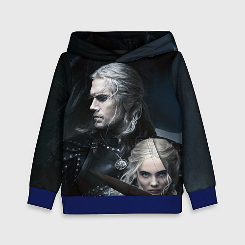 Детская толстовка THE WITCHER 2 SEASON / 3D-Синий – фото 1