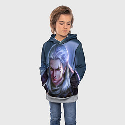 Толстовка-худи детская ВЕДЬМА НЕТФЛИКС, цвет: 3D-меланж — фото 2