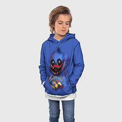 Толстовка-худи детская ИГРА ПОППИ ПЛЕЙТАЙМ - POPPY PLAYTIME, цвет: 3D-белый — фото 2