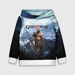 Толстовка-худи детская Великий God of War Z, цвет: 3D-белый