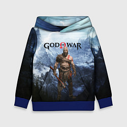 Толстовка-худи детская Великий God of War Z, цвет: 3D-синий