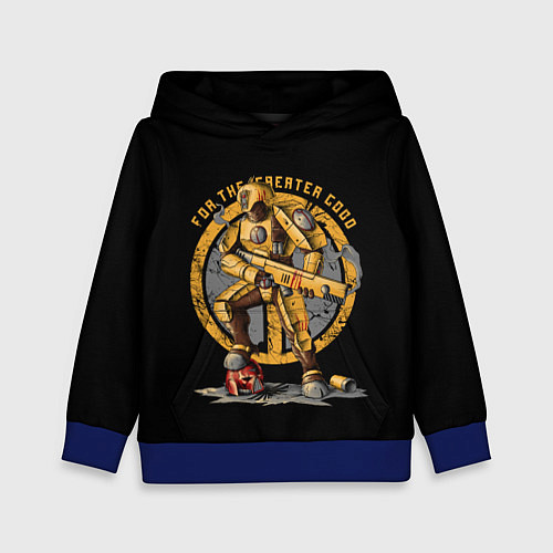 Детская толстовка Боевой робот Империума / 3D-Синий – фото 1