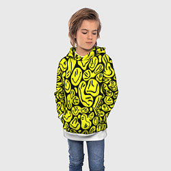 Толстовка-худи детская The Смайлики, цвет: 3D-белый — фото 2
