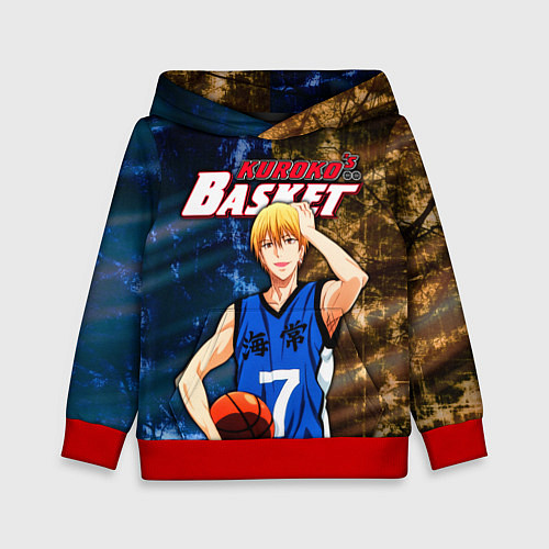 Детская толстовка Kuroko no Basuke, Рёта Кисе Kise Ryota / 3D-Красный – фото 1