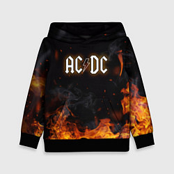 Толстовка-худи детская ACDC - Fire, цвет: 3D-черный