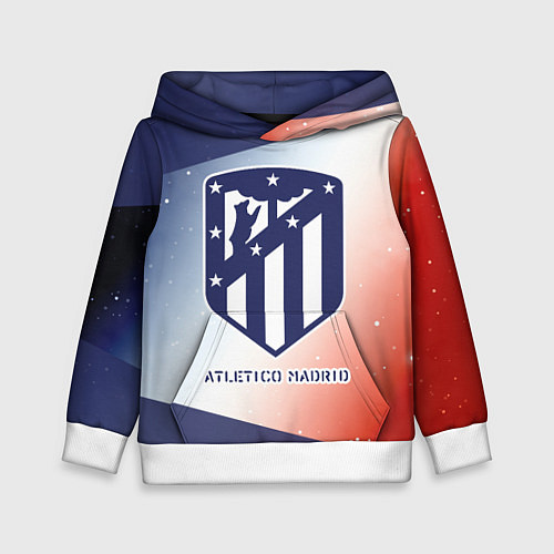 Детская толстовка АТЛЕТИКО Atletico Madrid Графика / 3D-Белый – фото 1