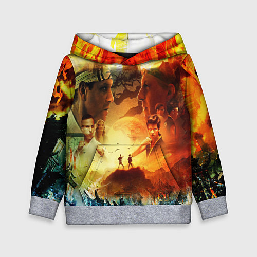 Детская толстовка Cobra Kai / 3D-Меланж – фото 1