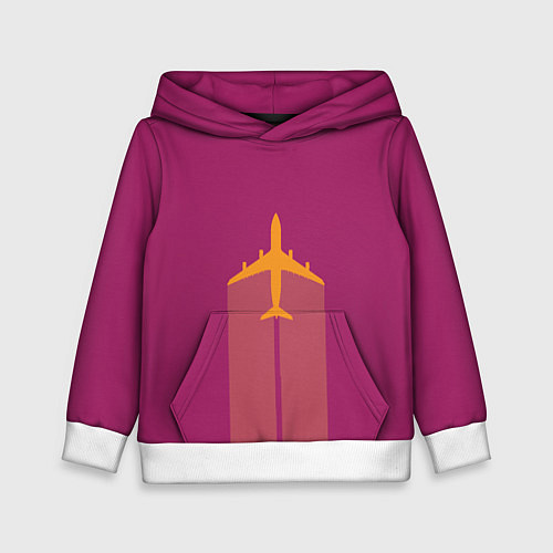 Детская толстовка В Пурпурном Небе / 3D-Белый – фото 1