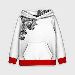 Детская толстовка Черно Белые КруЖева