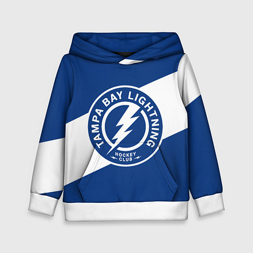 Детская толстовка Тампа-Бэй Лайтнинг , Tampa Bay Lightning / 3D-Белый – фото 1