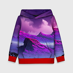 Детская толстовка Горы Закат Аниме