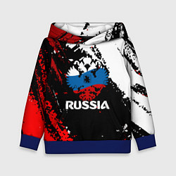 Детская толстовка Russia Герб в цвет Флага