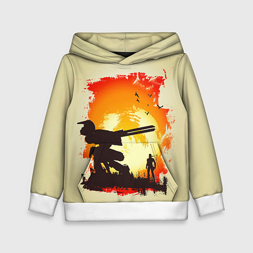 Детская толстовка Снейк и Метал Гир / 3D-Белый – фото 1