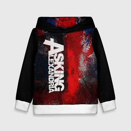 Детская толстовка Asking Alexandria British / 3D-Белый – фото 1