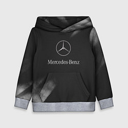 Толстовка-худи детская Mercedes-Benz Мерс, цвет: 3D-меланж